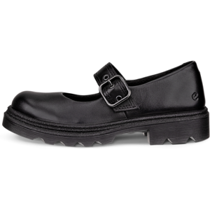 ECCO Grainer - Kids' Leather Mary Jane Shoe - Black