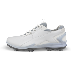ECCO Golf Biom Tour - Men's Leather Waterproof Spikes Golf Shoe - White