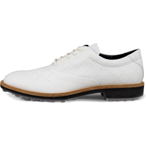 ECCO Golf Classic Hybrid - Men's Leather Golf Shoe - White