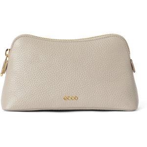ECCO Pouch - Leather Cosmetic Pouch - Beige