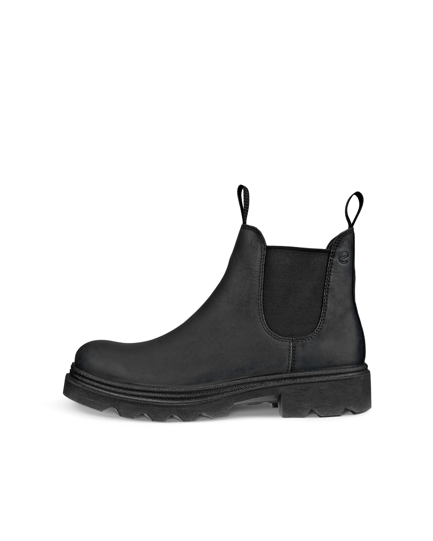 ECCO Men's Grainer Chelsea Boot Size 12 Leather Black