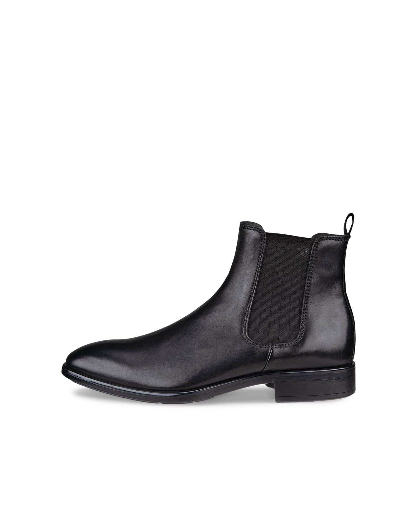 ECCO Men's Citytray Chelsea Boot Size 10 Leather Black