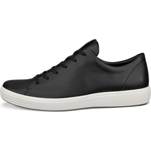 ECCO Soft 7 - Men's Leather Lace-Up Shoe - Black