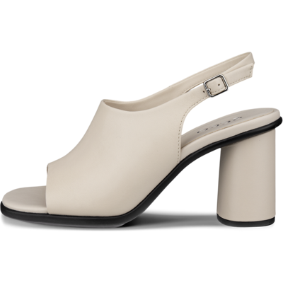 ECCO Sculpted Alba 65 - Women's Leather Heeled Sandal - Beige ECCO Sculpted Alba 65 - Women's Leather Heeled Sandal - Beige