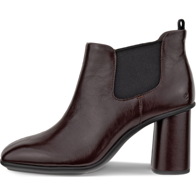 ECCO Sculpted Alba 65 - Women's Leather Chelsea Heel Boot - Brown ECCO Sculpted Alba 65 - Women's Leather Chelsea Heel Boot - Brown