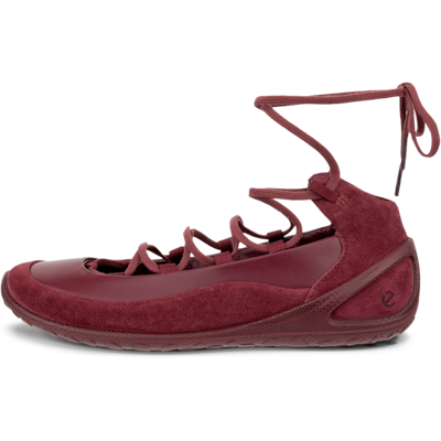 ECCO Biom Lite - Women's Leather Lace-Up Sneaker - Red ECCO Biom Lite - Women's Leather Lace-Up Sneaker - Red