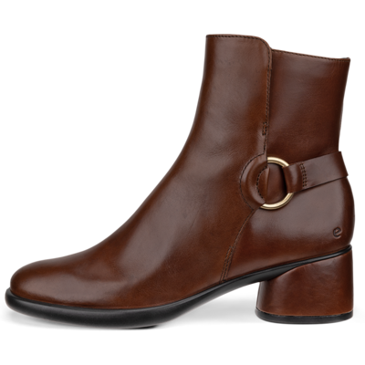 ECCO Sculpted LX 35 - Women's Leather Ankle Boot - Brown ECCO Sculpted LX 35 - Women's Leather Ankle Boot - Brown