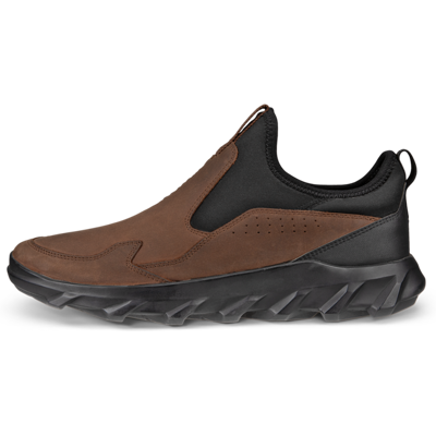 ECCO MX Low - Men's Nubuck Outdoor Slip-On Sneaker - Brown ECCO MX Low - Men's Nubuck Outdoor Slip-On Sneaker - Brown
