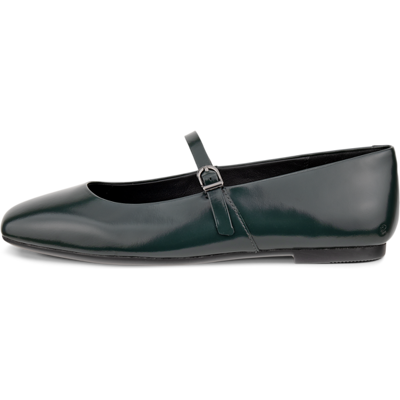 ECCO Margot - Women's Leather Mary Jane Flat - Green ECCO Margot - Women's Leather Mary Jane Flat - Green