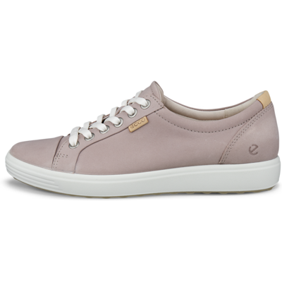 ECCO Soft 7 - Women's Nubuck Sneaker - Gray ECCO Soft 7 - Women's Nubuck Sneaker - Gray
