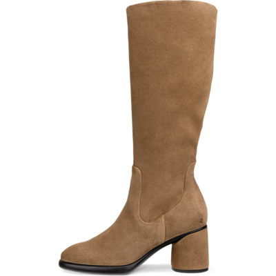 ECCO Sculpted LX 55 - Women's Suede Knee - High Boot - Brown ECCO Sculpted LX 55 - Women's Suede Knee - High Boot - Brown