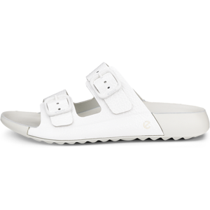 ECCO Cozmo - Women's Leather Two - Strap Sandal - White