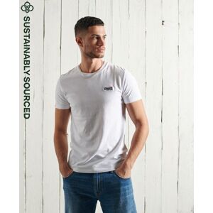 Superdry Men's Orange Label Vintage Embroidery T-Shirt White Size: XS - XS