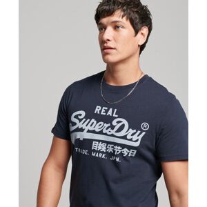 Superdry Men's Vintage Logo T-Shirt Navy Size: XL - XL