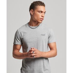 Superdry Men's Organic Cotton Essential Logo T-Shirt Grey Size: Xxxl - XXXL