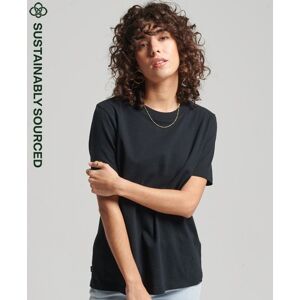 Superdry Women's Organic Cotton Vintage Logo T-Shirt Black Size: 14 - 14