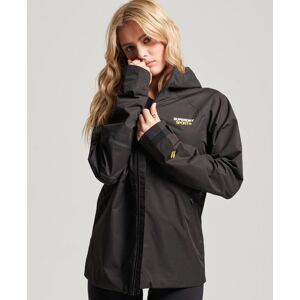 Superdry Women's Sport Waterproof Jacket Black Size: 8 - 8