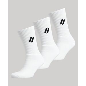 Superdry Men's Sport Coolmax Crew Socks White Size: MxL - MxL
