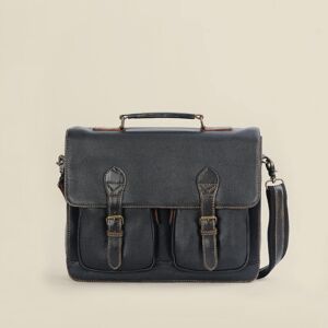 Wilsons Leather   Men's Cincinnati Leather Briefcase   Black