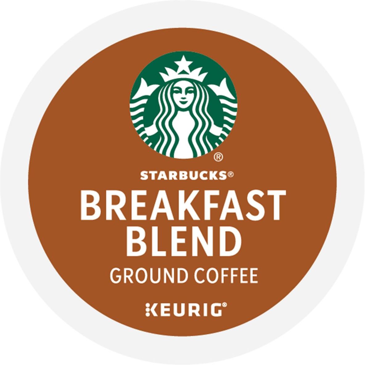 Starbucks Breakfast Blend Coffee K-Cup® Box 22 Ct