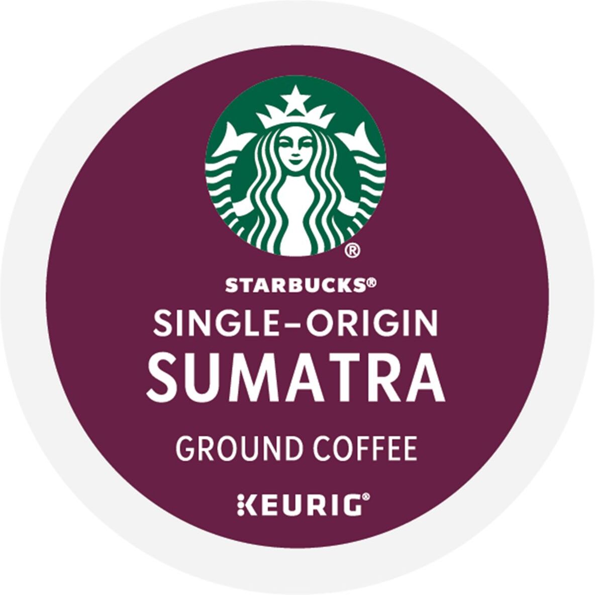 Starbucks Sumatra Coffee 88 Count (4 Pods Of 22) K-Cup® Pods