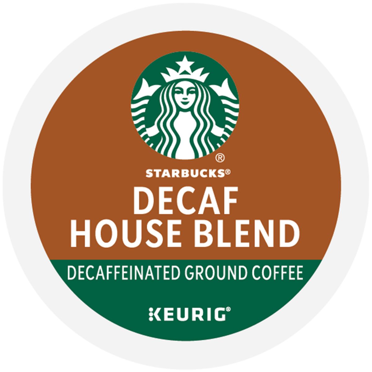 Starbucks House Blend Decaf Coffee K-Cup® Pods 22 Ct
