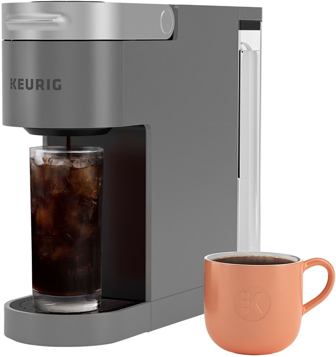 Keurig K-Slim + Iced™ Single Serve Coffee Maker - Arctic Gray