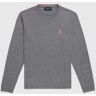 Psycho Bunny Mens Lennox Merino Blend Sweater - B6E743A2SW 065 HEATHER STONE / XXL - XXL