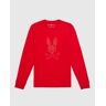 Psycho Bunny Mens Sacramento Long Sleeve Tee - B6T695A2PC 621 BRILLIANT RED 2 / L - 6 - L - 6
