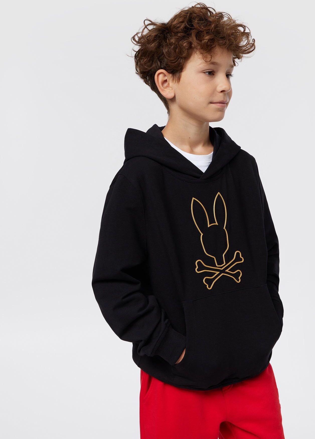 Psycho Bunny Kids Beaumont Hoodie - B0H700A2FT 001 BLACK / M/10-12 - M/10-12