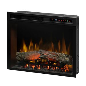 Dimplex XHD23L Multi-Fire XHD 5118 BTU 23 Inch Wide Insert Electric Firebox with Logs Black Climate Control Fireplaces Fireplace Inserts