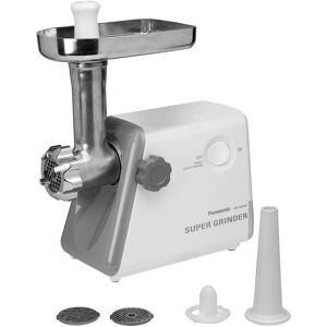Panasonic MK-G20NR Heavy Duty Meat Grinder with Circuit Breaker White / Silver Food Processing Appliances Meat Grinders Countertop Meat Grinders