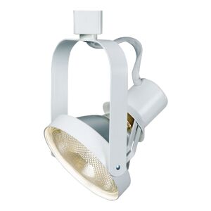 Halo L1738X 10" Tall Gimbal Ring Track Head for Halo and Halo-by-Lazer Track Systems Satin White Track Lighting Heads