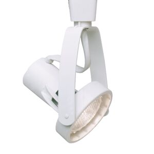 Halo LZR1320 7" Tall Gimbal Track Head for Halo and Lazer-by-Halo Track Systems Satin White Track Lighting Heads