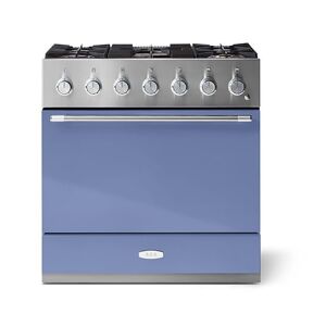 AGA AMC36DF Mercury Series 36 Inch Wide 4.9 Cu. Ft. Slide In Dual Fuel Range with Glide Out Broiler System™ Carnaby Blue Cooking Appliances Ranges