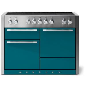 AGA AMC48IN Mercury Series 48 Inch Wide 6 Cu. Ft. Slide In Induction Range with Glide Out Broiler System™ Salcombe Blue Cooking Appliances Ranges