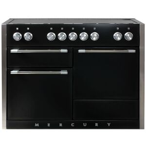 AGA AMC48IN Mercury Series 48 Inch Wide 6 Cu. Ft. Slide In Induction Range with Glide Out Broiler System™ Gloss Black Cooking Appliances Ranges