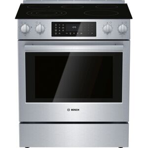 Bosch HEIP056U Benchmark Series 30 Inch Wide 4.6 Cu. Ft. Slide In Electric Range Stainless Steel Cooking Appliances Ranges Electric Ranges