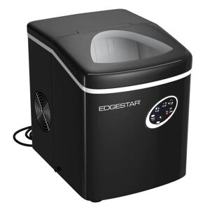 EdgeStar PIM100 12 Inch Wide 2.2 Lbs. Capacity Portable Ice Maker with 26.5 Lbs. Daily Ice Production Black Refrigeration Appliances Ice Makers
