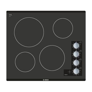 Bosch NEM546 24 Inch Wide Built-In Electric Cooktop with 2200W Power Element Black Cooking Appliances Cooktops Electric Cooktops