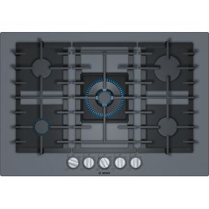 Bosch NGMP077UC Benchmark Series 30 Inch Wide 5 Burner Gas Cooktop with FlameSelect® Tempered Glass Cooking Appliances Cooktops Gas Cooktops