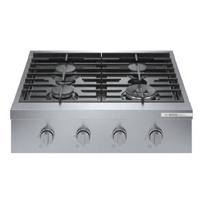 Bosch RGM80UC 30 Inch Wide 4 Burner Gas Rangetop Stainless Steel Cooking Appliances Cooktops Gas Rangetops