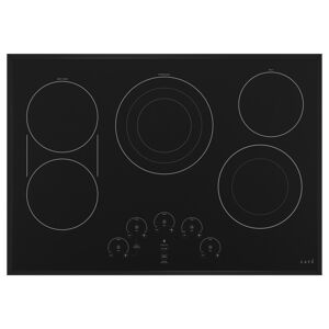 Cafe CEP9030N 30 Inch Wide 5 Burner Electric Cooktop with Touch Control and Power Burner Matte Black Cooking Appliances Cooktops Electric Cooktops