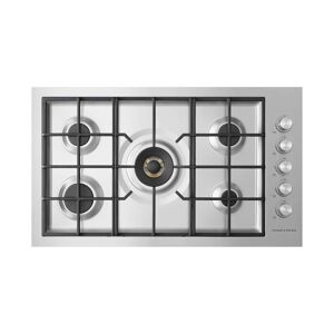 Fisher and Paykel CG365DNGRX2 N 36 Inch Wide 5 Burner Natural Gas Cooktop with Flush Fit Design Stainless Steel Cooking Appliances Cooktops Gas