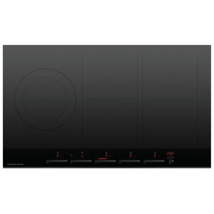 Fisher and Paykel CI365DTB4 36 Inch Wide 5 Burner Minimal Style Series 9 Induction Cooktop with SmartZone Black Cooking Appliances Cooktops Induction