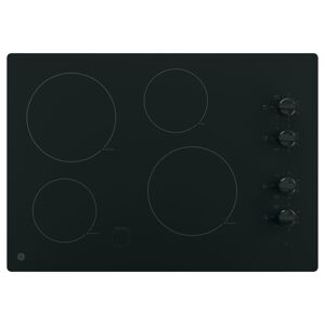 GE JP3030 30 Inch Wide Built-In Electric Cooktop with Melt Setting Black Cooking Appliances Cooktops Electric Cooktops