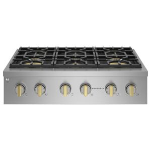 Monogram ZGU366NT 36 Inch Wide Built-In Natural Gas Rangetop with 6 Burners Stainless Steel Cooking Appliances Cooktops Gas Rangetops