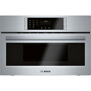 Bosch HMCP02UC Benchmark 30 Inch Wide 1.6 Cu. Ft. 1000 Watt Built-In Microwave with Convection Stainless Steel Cooking Appliances Microwave Ovens
