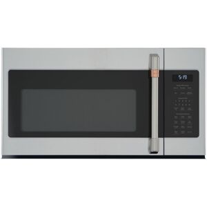 Cafe CVM519P2PS1 30 Inch Wide 1.9 Cu. Ft. 1000 Watt Over the Range Microwave with Sensor Cook and Steam Clean Stainless Steel / Brushed Stainless
