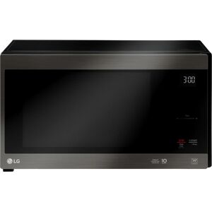 LG LMC1575 21 Inch Wide 1.5 Cu. Ft. 1250 Watt Countertop Microwave with Glass Touch Controls Black Stainless Steel Cooking Appliances Microwave Ovens